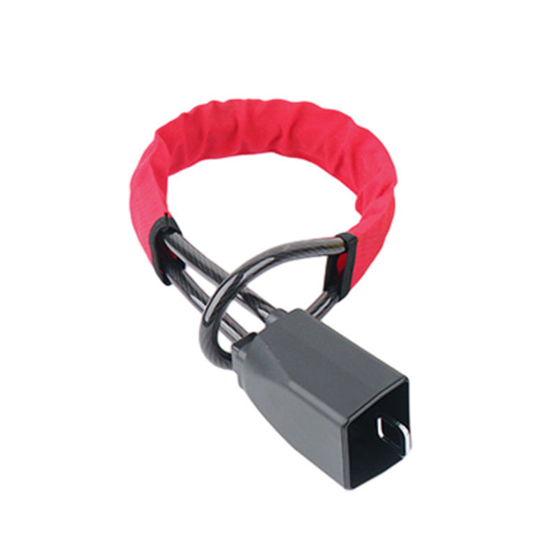Car Steering Wheel Lock with Steel Cable