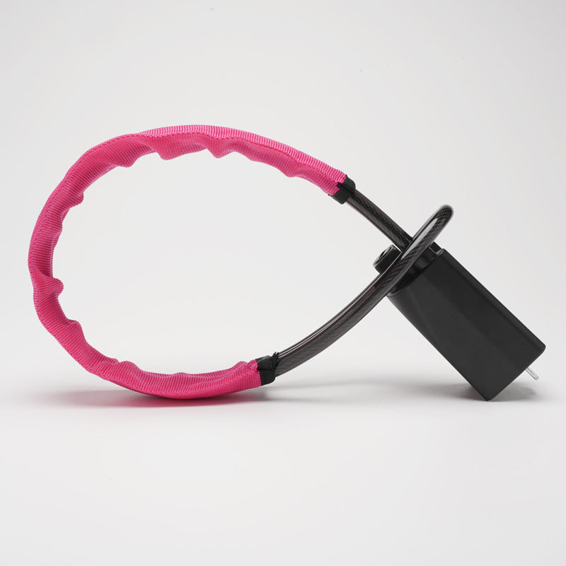 Car Steering Wheel Lock with Steel Cable