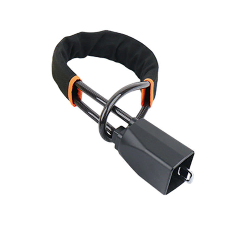 Car Steering Wheel Lock with Steel Cable