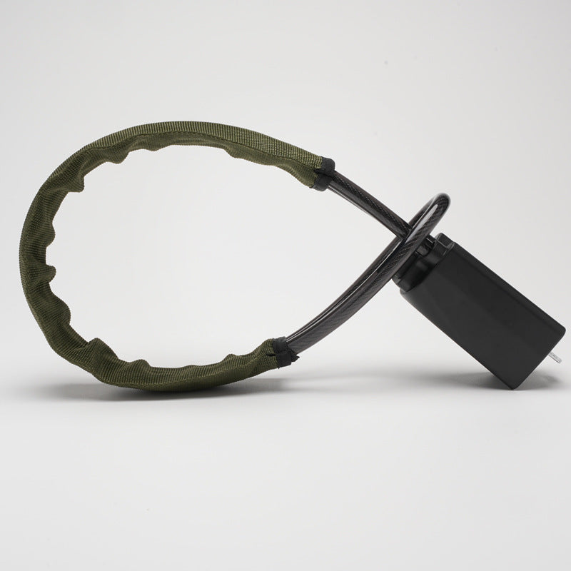 Car Steering Wheel Lock with Steel Cable