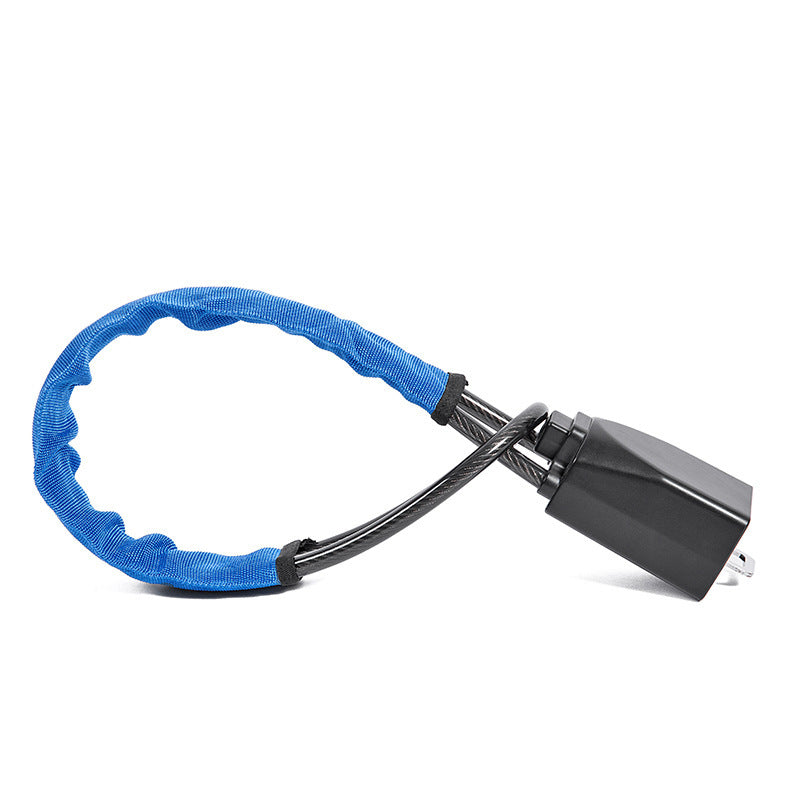 Car Steering Wheel Lock with Steel Cable