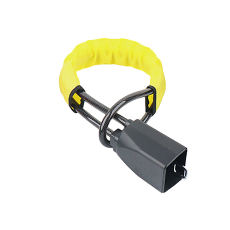 Car Steering Wheel Lock with Steel Cable